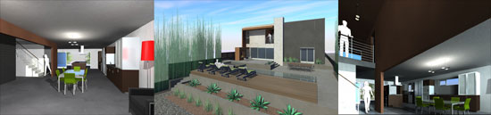 modern remodel renderings