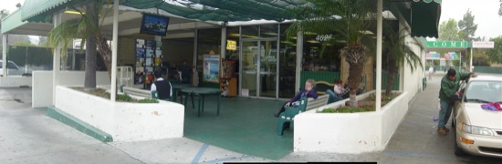 car wash existing waiting area