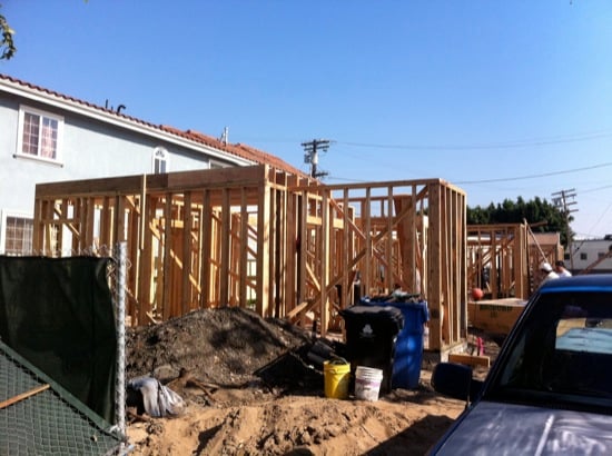 small lot la framing