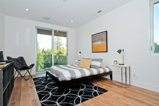 modern  homes master suite
