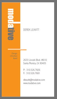 architects business cards