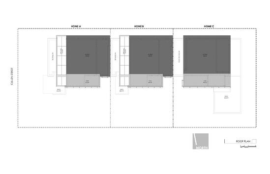 Art District Small Lot Homes Cullen Roof Plan