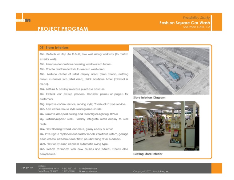 store interiors program