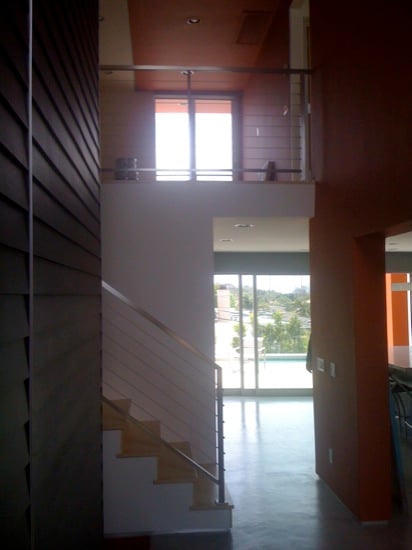 contemporary remodel stair