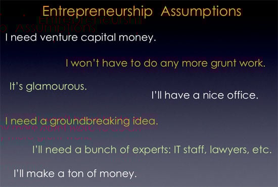 Entrepreneurship Misconceptions  
