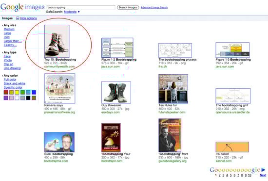 google images experiment