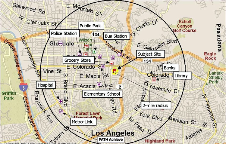amenity map homeless housing