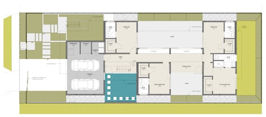 Los Angeles Residential Architect Floor Plan