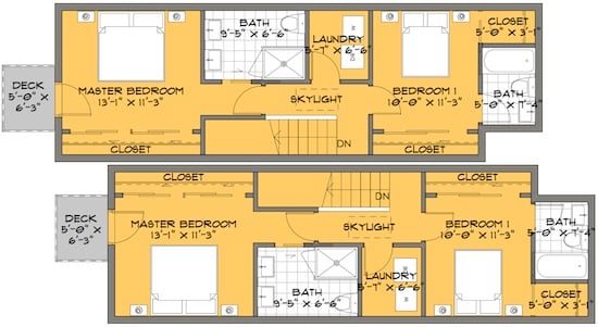 modern bedroom floor plans small house