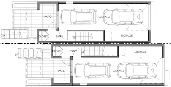 los angeles small home first floor plan