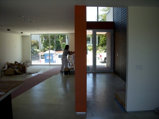 modern homes entry