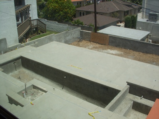 modern pool construction