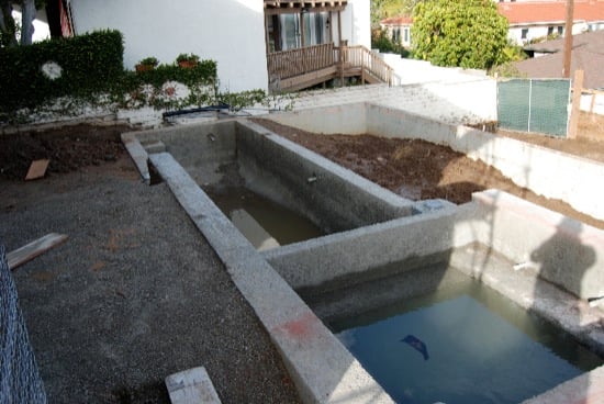 modern pool