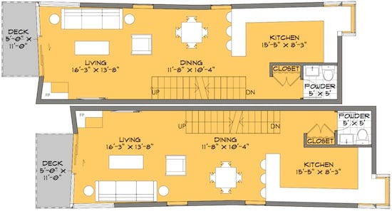 small lot house plan