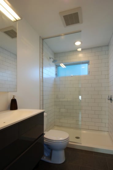small lot subdivision modern bathroom architect