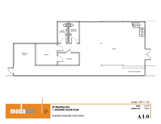 clothing store floor plan