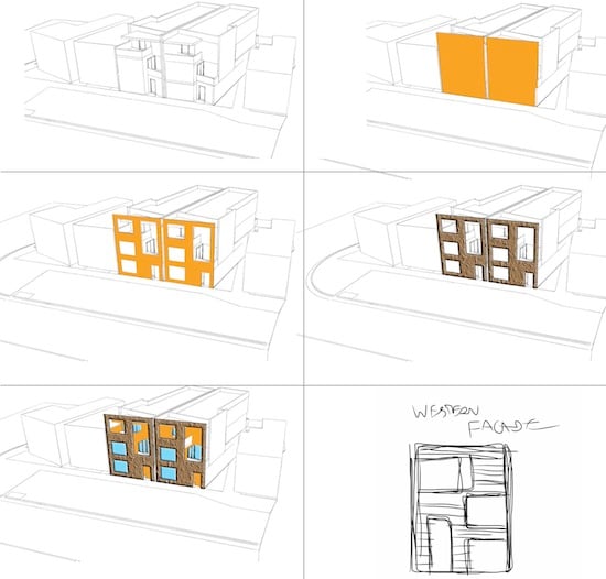 Venice Live Work Architectual Concept Diagrams