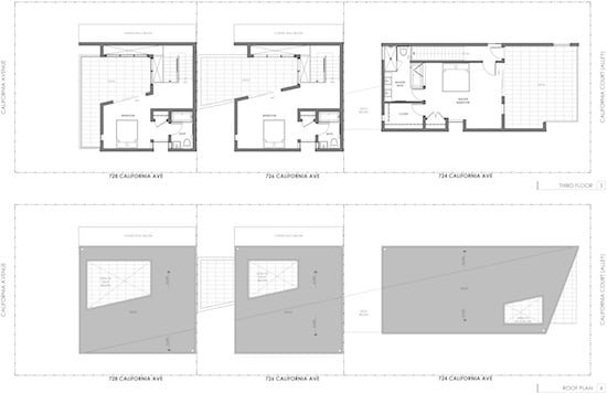 Venice Small Lot Modern Home Plans 3 R