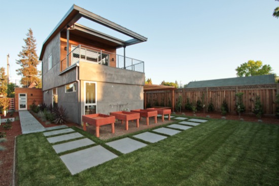 modern outdoor living room