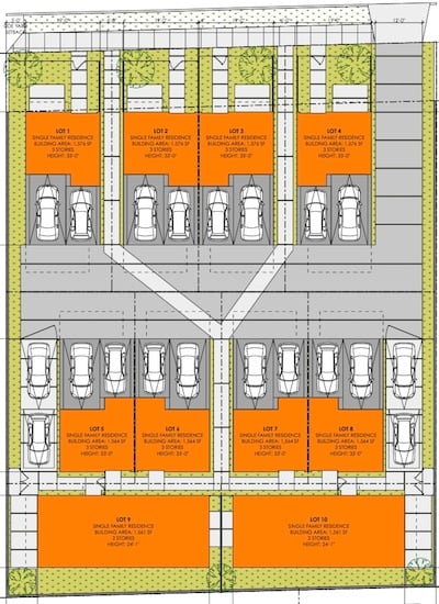 Strata Homes Small Lot Subdivision Site Plan