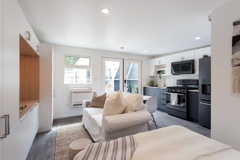 Convert garage to studio apartment permits required