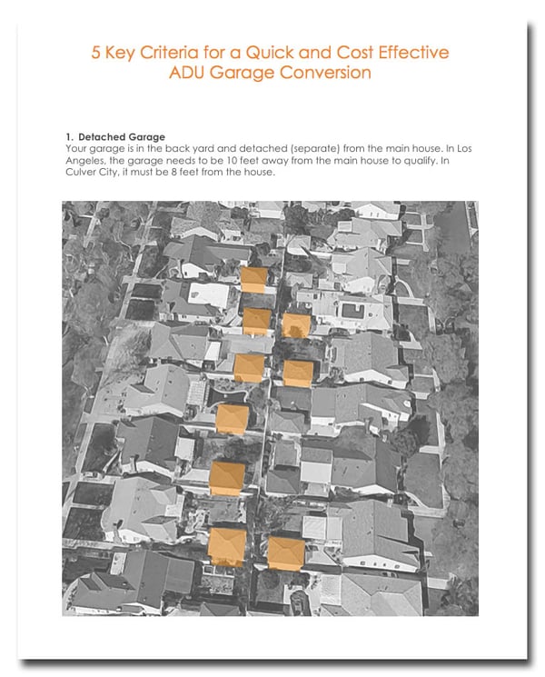Download 5 Key Criteria for a Quick and Cost Effective ADU Garage